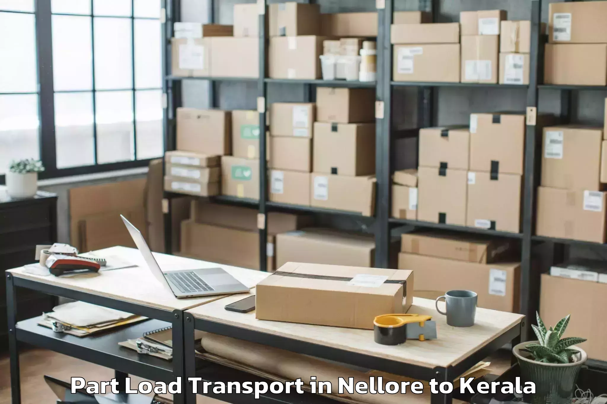 Book Nellore to Ernakulam Part Load Transport Online